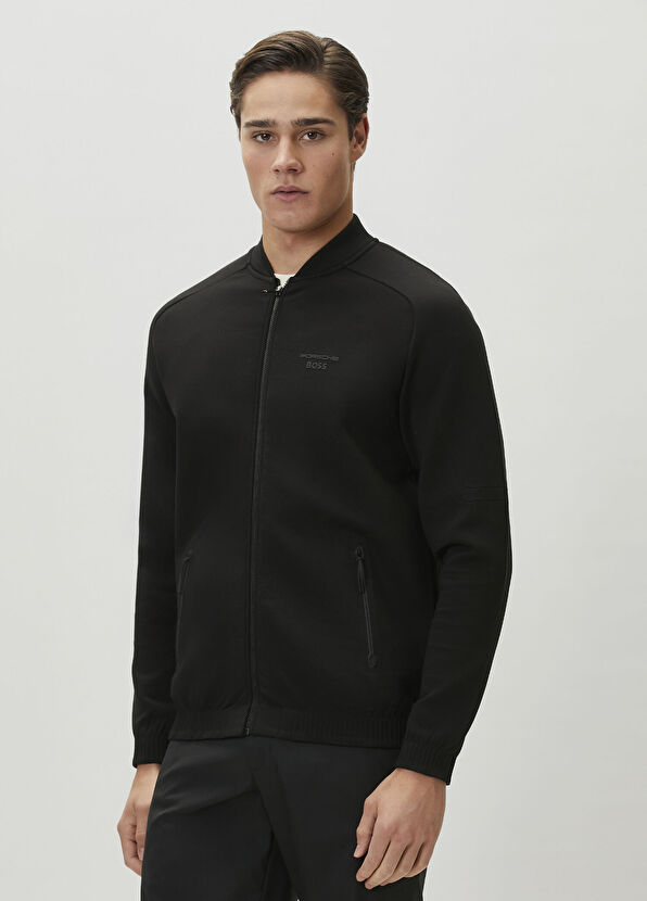 Boss X Porsche Regular Fit Black Sweatshirt - 3