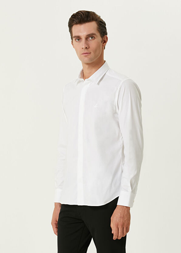 Beymen Club Slim Fit White Shirt - 4