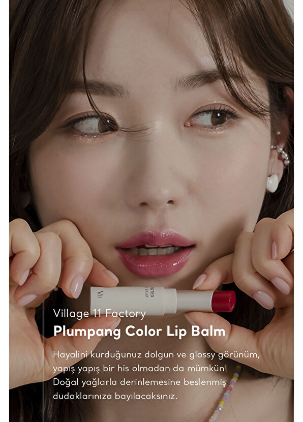 Village 11 Factory Plumpang Color Lip Balm Pure Pink Nemlendirici & Dolgunlaştırıcı Renkli Dudak Balmı 4 gr - 3