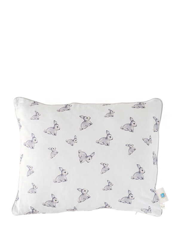 Deux Lapins Iconique Lapin Müslin Bebek Yastığı 45x35 cm - 1