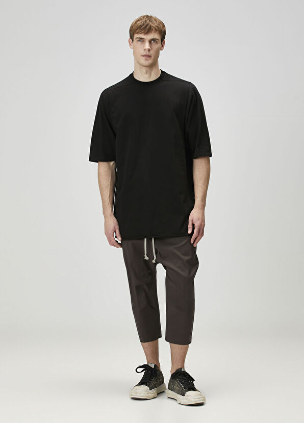 Rick Owens Black Basic T-Shirt - 2