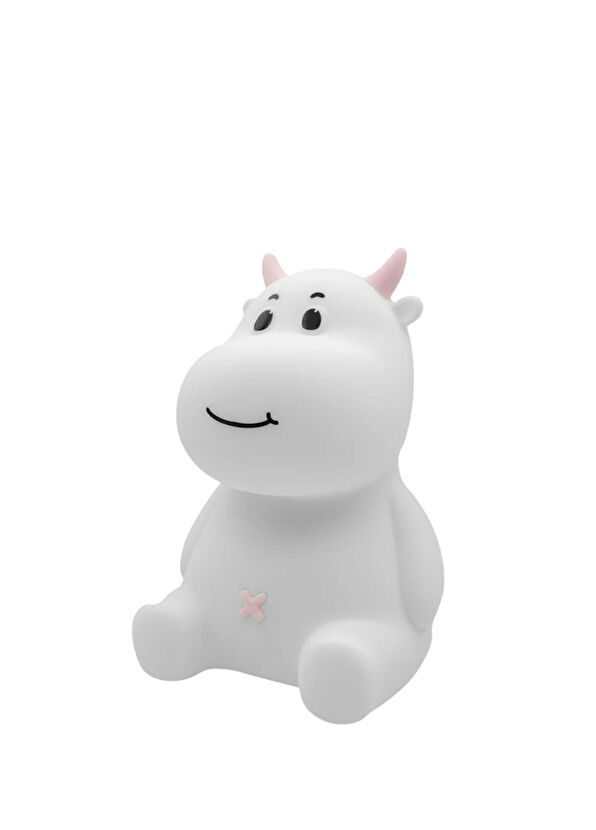 Mary’s Cow Cow Figure Pink White Led Night Light - 1