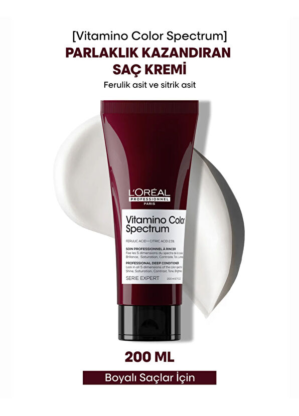 Loreal Professionnel Paris Serie Expert Vitamino Color Spectrum Boyalı Saçlar İçin Parlaklık Kazandıran Saç Kremi 200 ml - 2