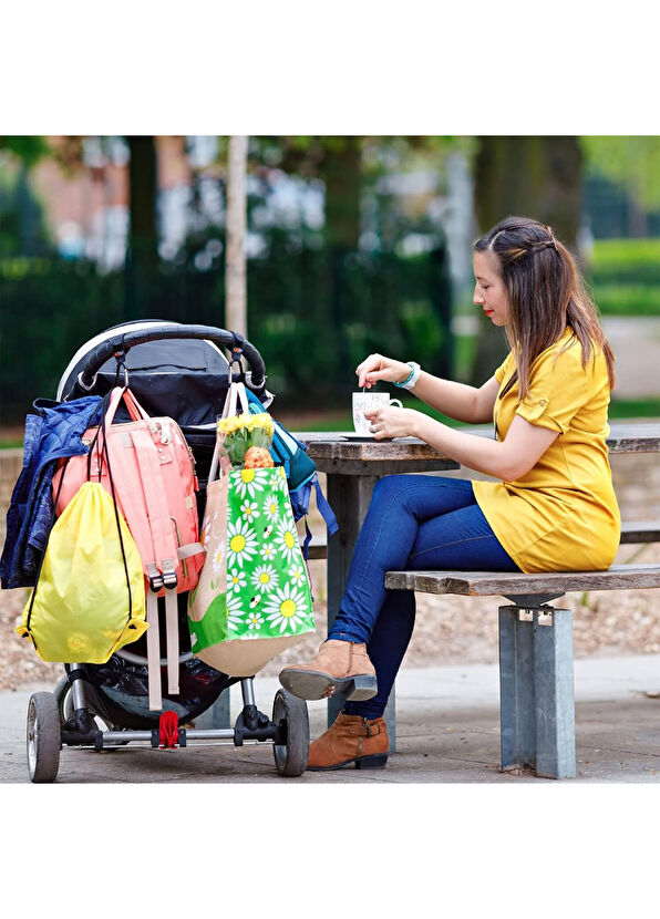 Baby Uma Siyah Bebek Arabası Kanca & Askı Aparatı - 4