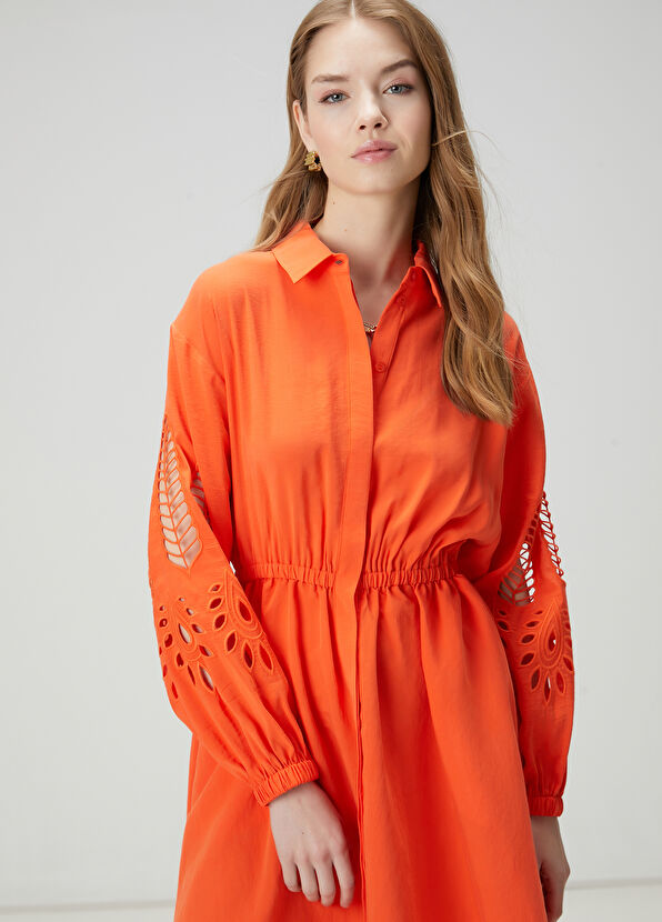 Beymen Club Mercan Dökümlü Maxi Elbise - 2