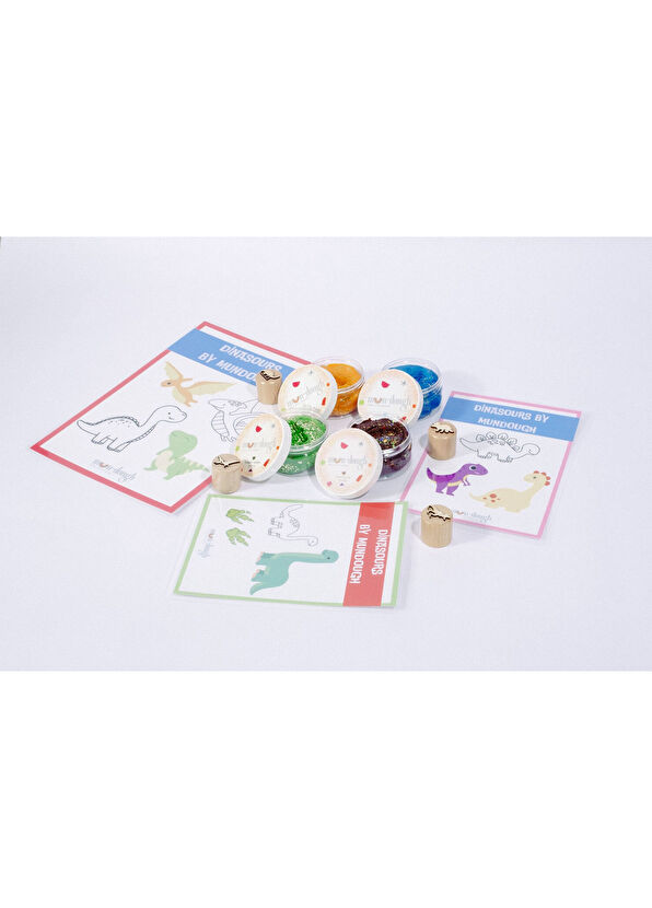 Mundough Dinasours Multicolor Play Dough Set - 2