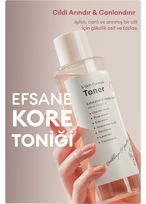 Village 11 Factory B Skin Formula Toner Arındırıcı Canlandırıcı Vitamin Yüz Toniği 250 ml - 2