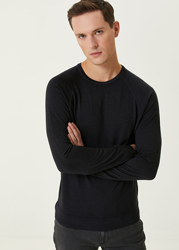 Beymen Club Black Wool Sweater - 2