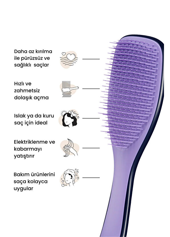 Tangle Teezer Zodiac The Ultimate Detangler Pisces Pisces Straight & Curly Hair Hair Detangling Comb - 4