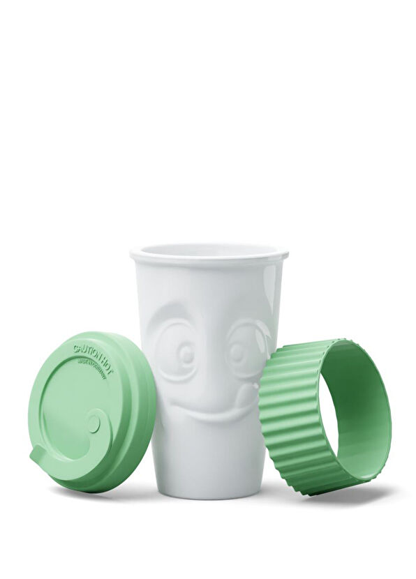 Tassen To Go Yeşil Porselen Kupa - 2