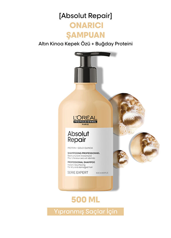 Loreal Professionnel Serie Expert Absolut Repair Instant Resurfacing Onarıcı Şampuan 500 ml - 3