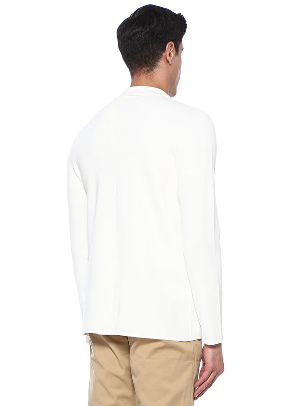 Beymen Club Beyaz Kelebek Yaka Ceket - 3