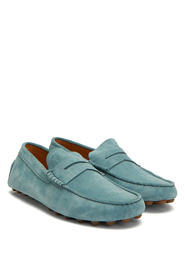 Tod's Macro Blue Men's Leather Driver - 2