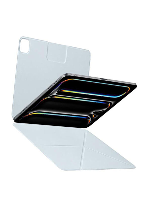 Pitaka MagEZ Folio iPad Pro 11 M4 Uyumlu Mavi Tablet Kılıfı 2024  - 3