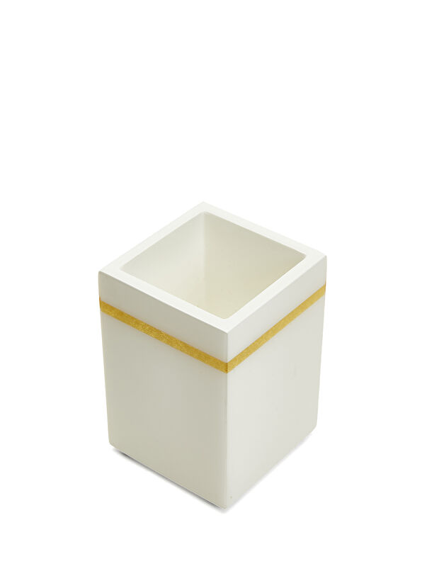 Pacific Connections White Gold Toothbrush Holder WhiteGold