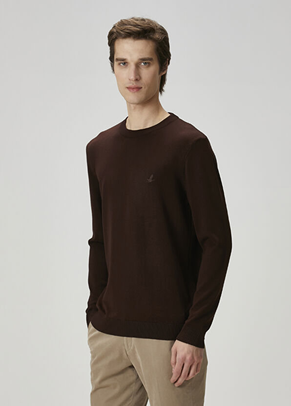 Beymen Club Brown Logo Embroidered Knitwear - 2