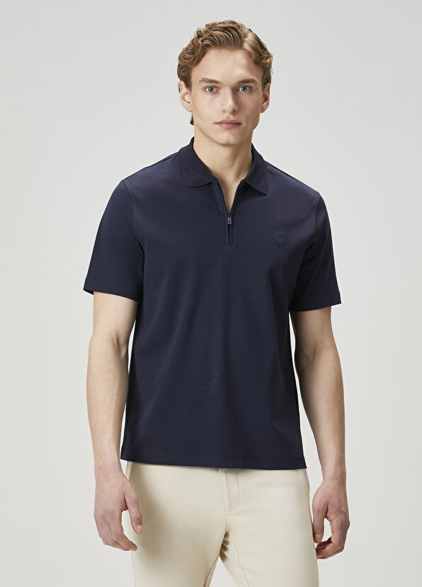 Beymen Club Comfort Fit Lacivert Polo T-shirt - 1