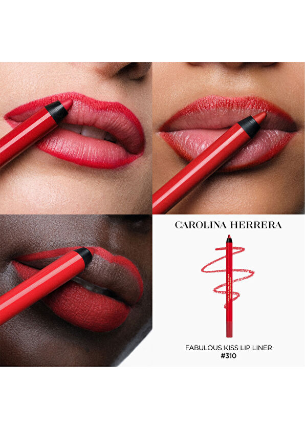 Carolina Herrera Fabulous Kiss Lip Liner - 310 Carolina Red - 2