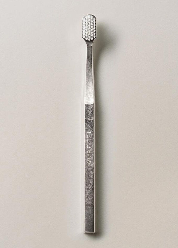 Aurezzi Silver White Gümüş Kaplama Medium Orta Diş Fırçası - 2