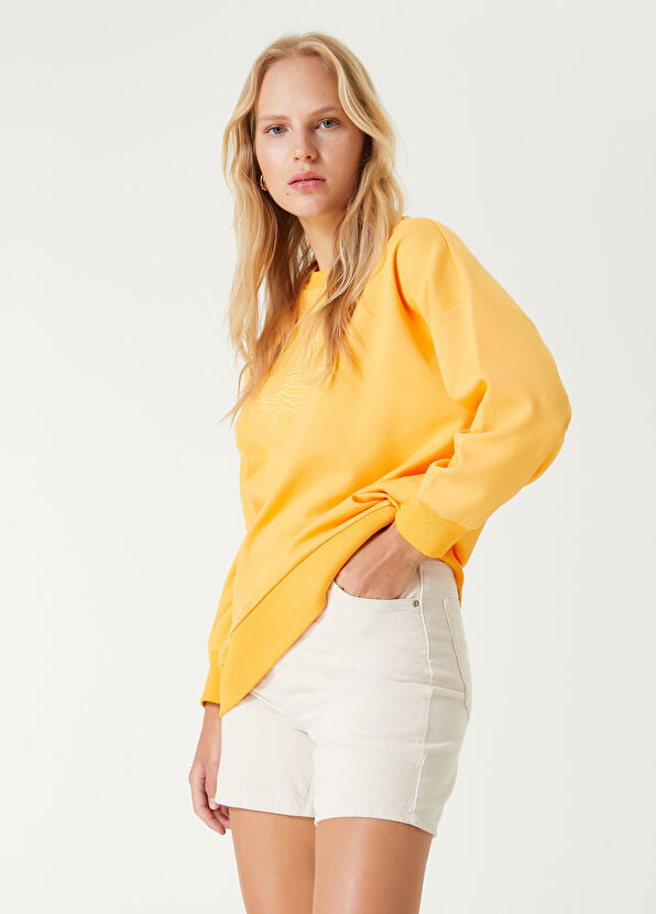 Beymen Club Turuncu Oversize Sweatshirt - 4