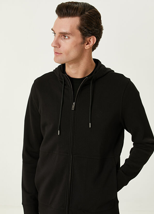 Beymen Club Black Hooded Sweatshirt - 2