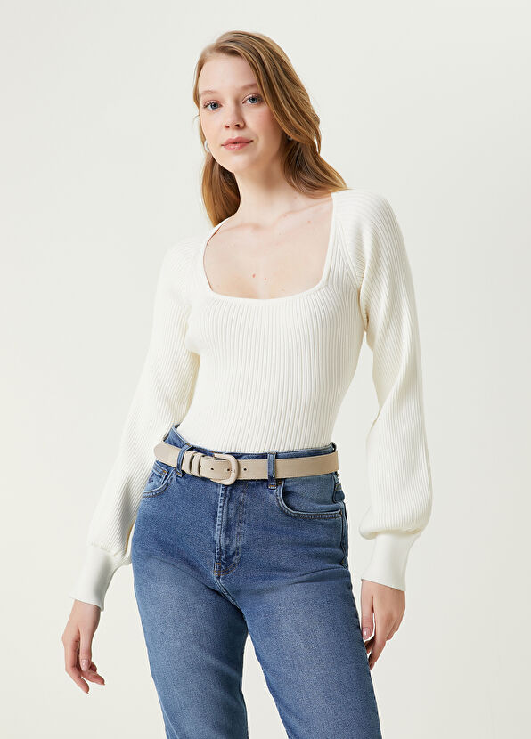 Beymen Club Off-White Sweater - 1