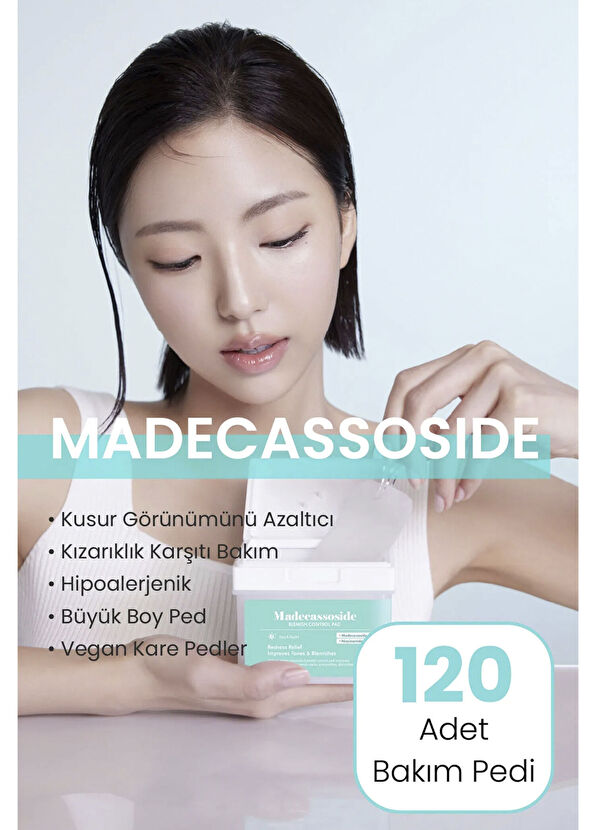 Dermal Madecassoside Blemish Control Pad 120’li Gözenek Arındırıcı ve Sivilce Karşıtı Tonik Ped 200 ml - 2
