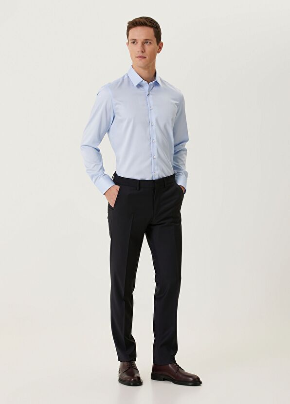 Beymen Club Slim Fit Mekanik Stretch Saten Non-iron Gömlek - 3