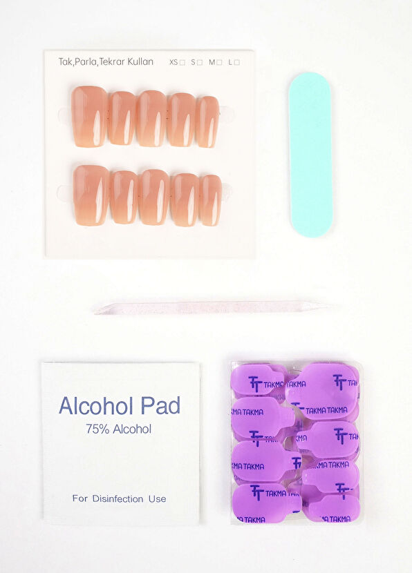 Don't Wear Don't Wear KOBL1770 Medium Ballerina 10 Pcs Reusable Handmade Prosthetic Artificial Nails - 4