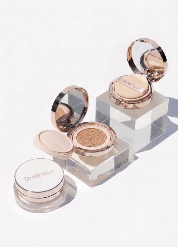 Dr. Hedison Miracle Cushion Natural Beige #23 Natural Finish SPF50+ PA+++ 15 g + 15 g Refill Cushion Foundation - 4