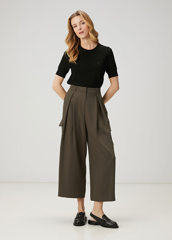 Beymen Club Siyah Kısa Kol Pike Kazak - 3