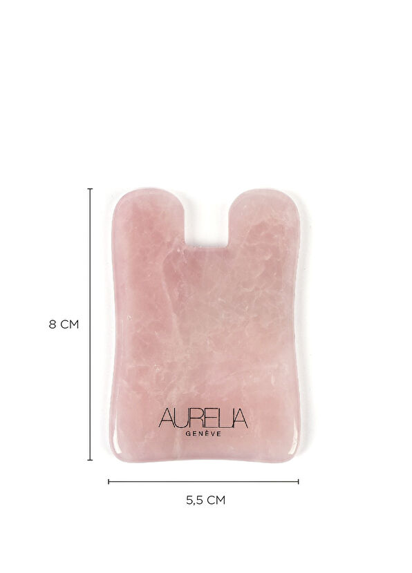 Aurelia Genève Rose Quartz Gua Sha Crystal Square - 3
