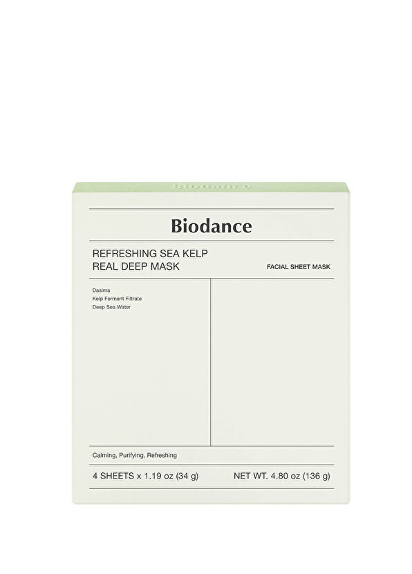 Biodance Refreshing Sea Kelp Real Deep Mask Nemlendirici Cilt Maskesi - 2