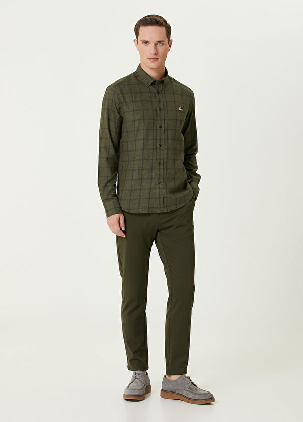 Beymen Club Comfort Fit Haki Gömlek - 3