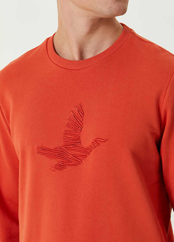 Beymen Club Kiremit Logo Detaylı Sweatshirt - 4