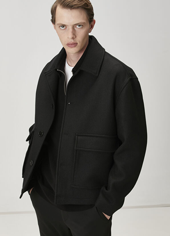 Beymen Club Black Line Textured Jacket - 1