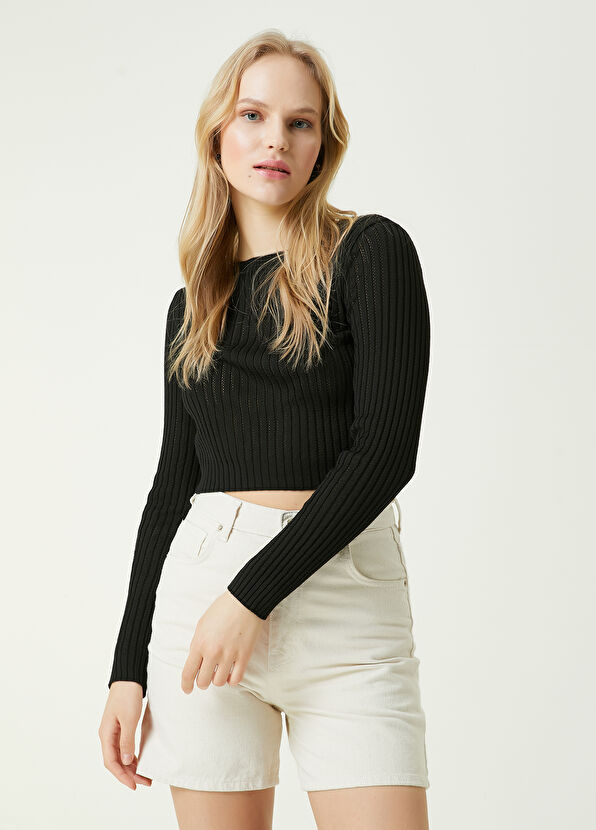 Beymen Club Siyah İnce Dokulu Kazak - 4