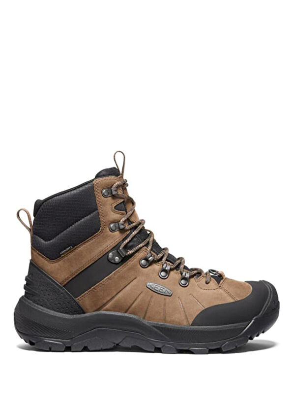 Keen Revel IV Dak Earth Caramel Cafe Fleece Waterproof Men's Boots - 1
