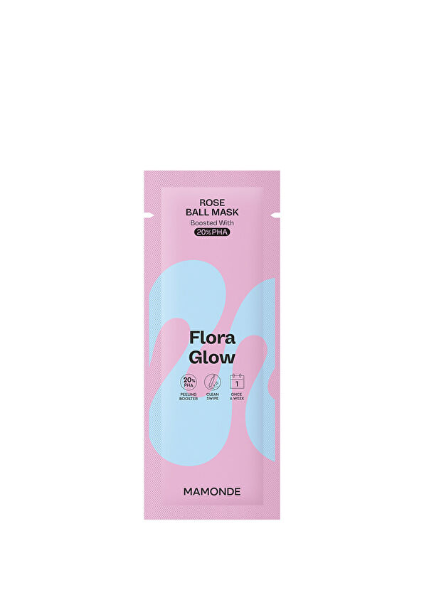 Mamonde Flora Glow Rose Ball Mask Doku Yenileyici ve Işıltı Verici Top Yüz Maskesi 3.5 ml - 1