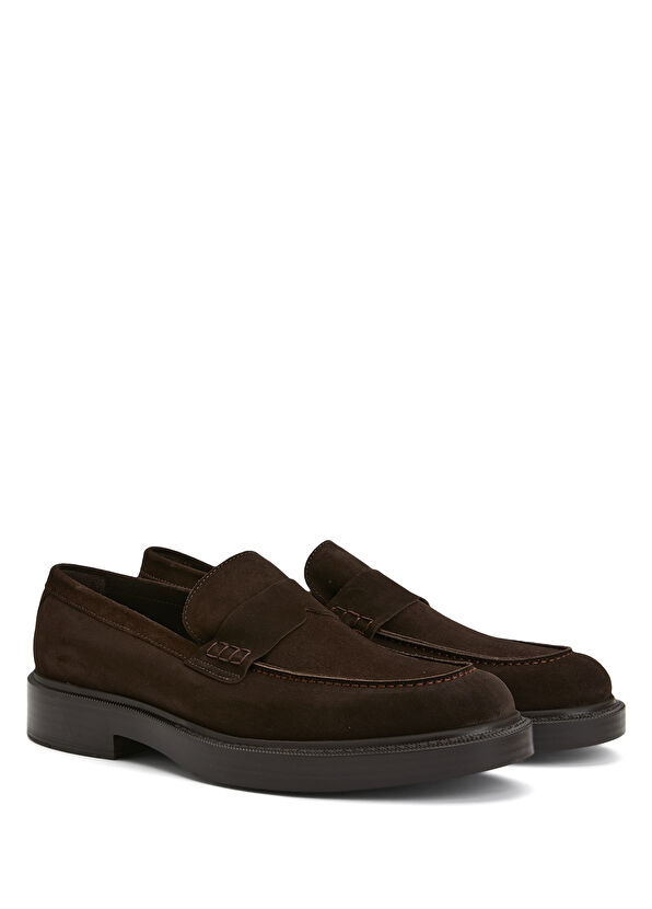 Beymen Club Brown men's suede loafer - 2