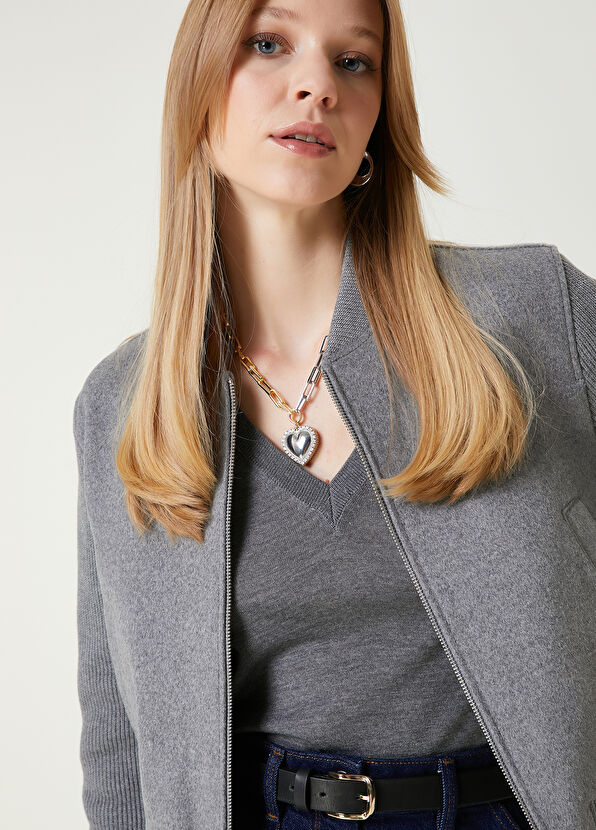 Beymen Club Gray Wool Sweater - 4