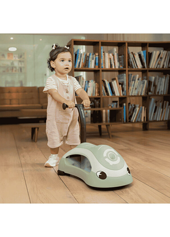 Globber Walk N' Roll 2in1 Ecologic Pistachio Green 2-in-1 Baby Ride-On Walker - 2