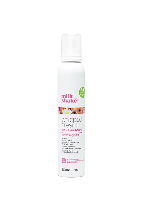 Milk Shake Whipped Cream Flower Koruyucu Durulanmayan Köpük Saç Kremi 200 ml - 1