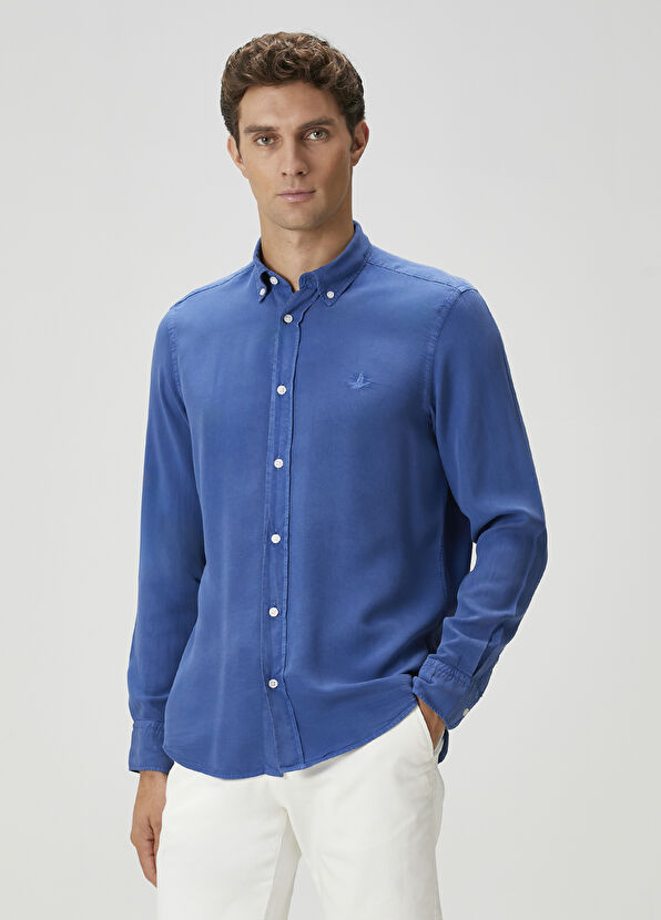 Beymen Club Comfort Fit Mavi Gömlek - 2