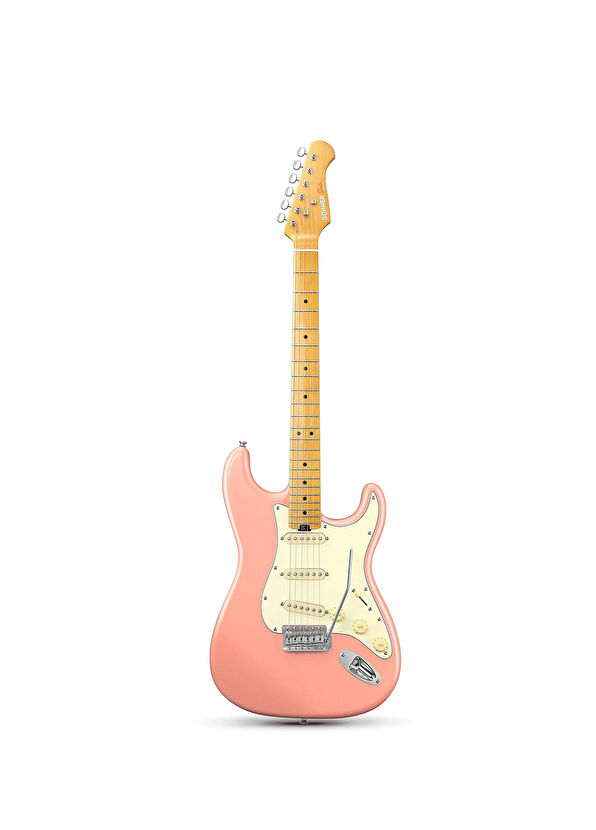 Donner DST-600 Shell Pink Elektro Gitar - 1