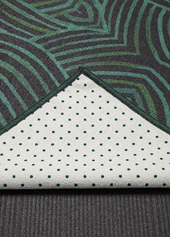 Manduka Yogitoes® Vision Green Yoga Mat Towel - 3