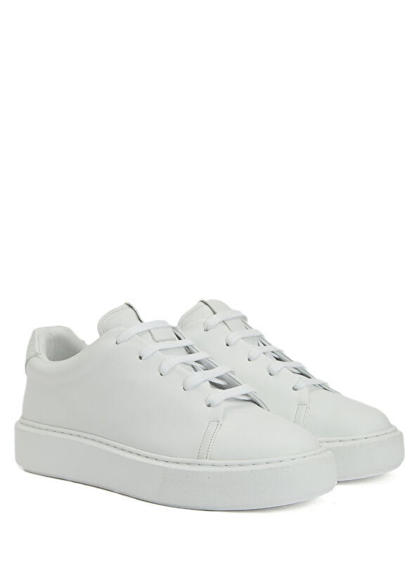 Beymen Club Beyaz Kadın Deri Sneaker - 2
