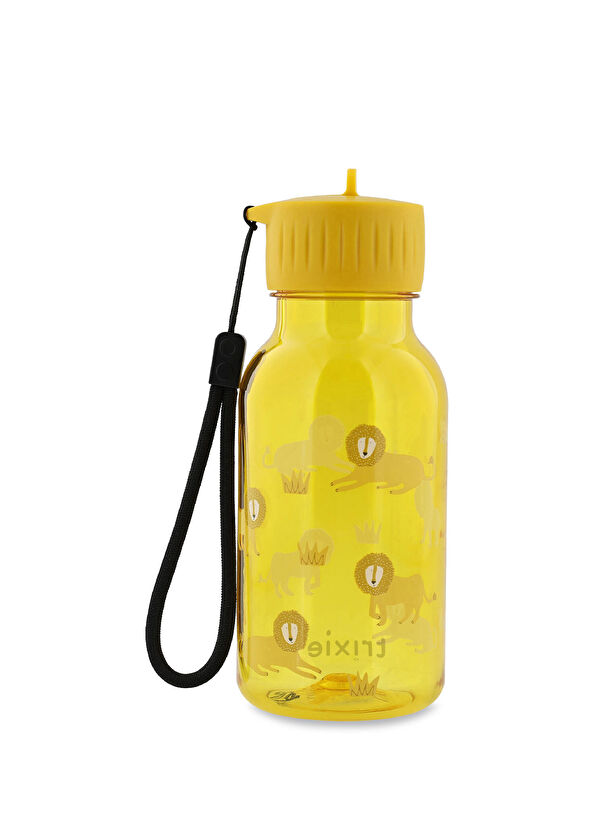 Trixie Lively Lion Yellow Tritan Bottle Unisex Kids Water Bottle 350 ml - 1