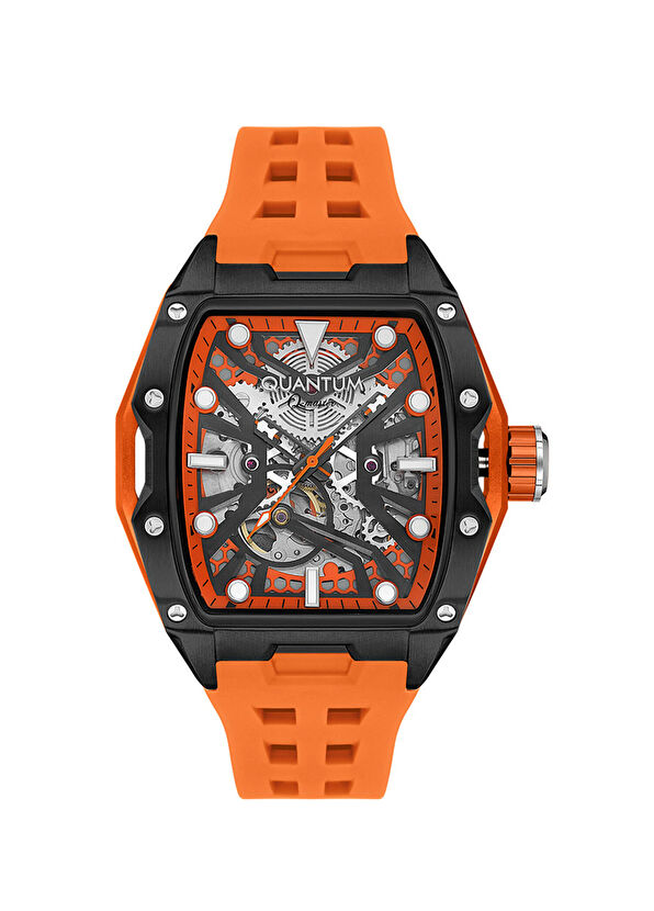 Quantum QMG1103.650 Orange Steel Wristwatch - 1