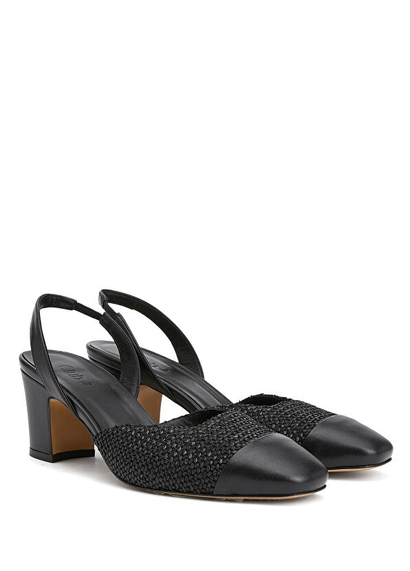 Beymen Club Black Straw Pumps - 2